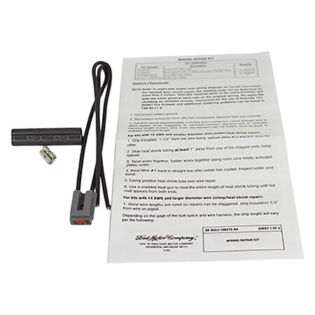 Motorcraft WIRE ASY WPT999